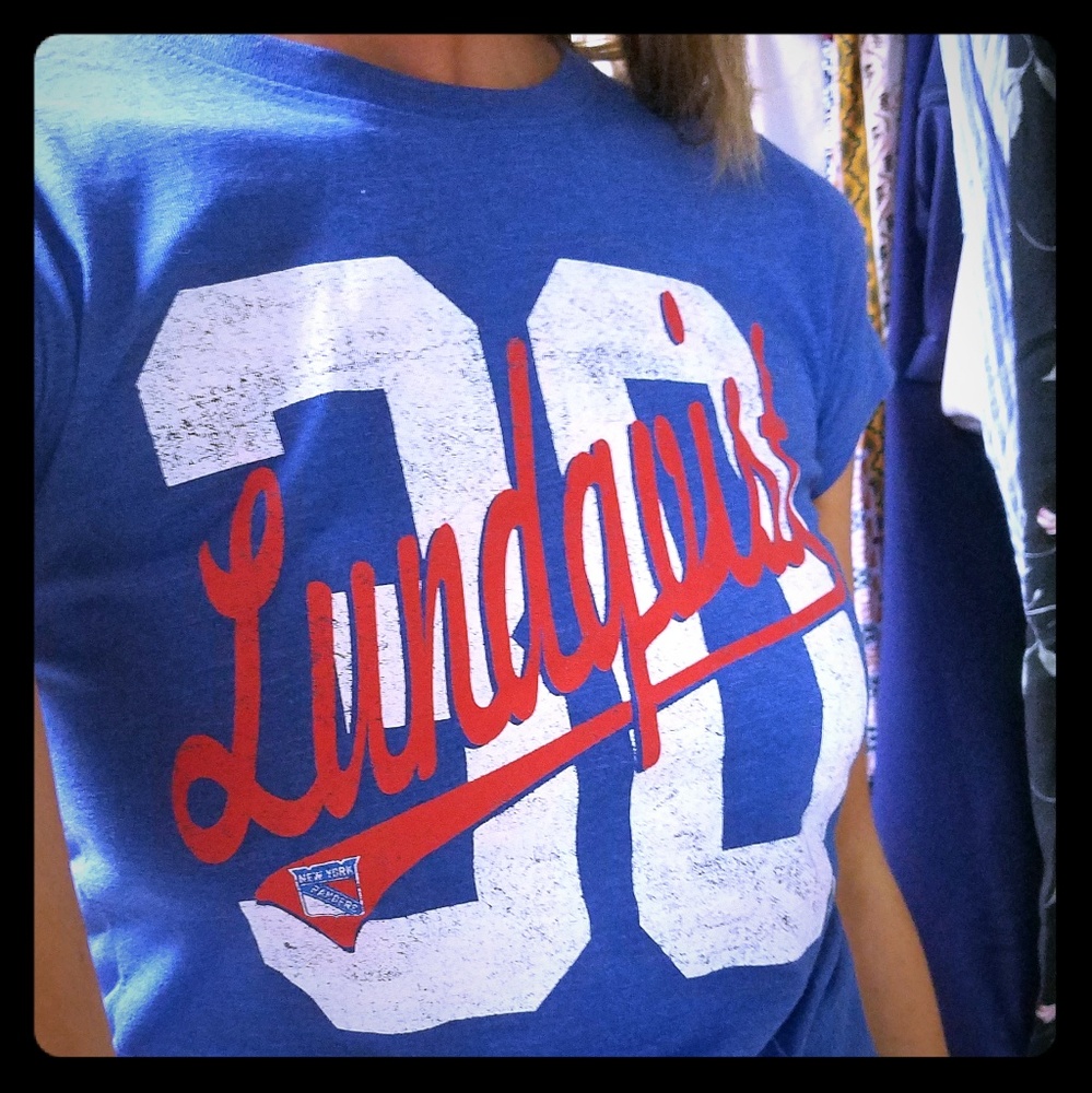 New York Rangers Henrik Lundqvist Fitted Tee